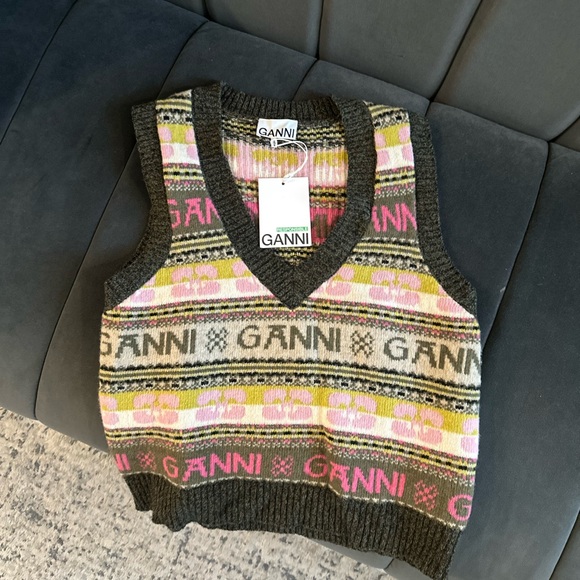 GANNI knitted vest ( Wool ) - Picture 1 of 2